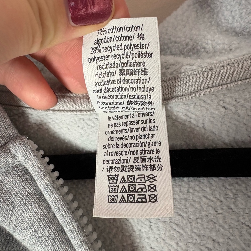 Vintage Y2k Pink Victoria’s Secret Women’s Full Zip Grey Hoodie XL Embroidered - Picture 7 of 10